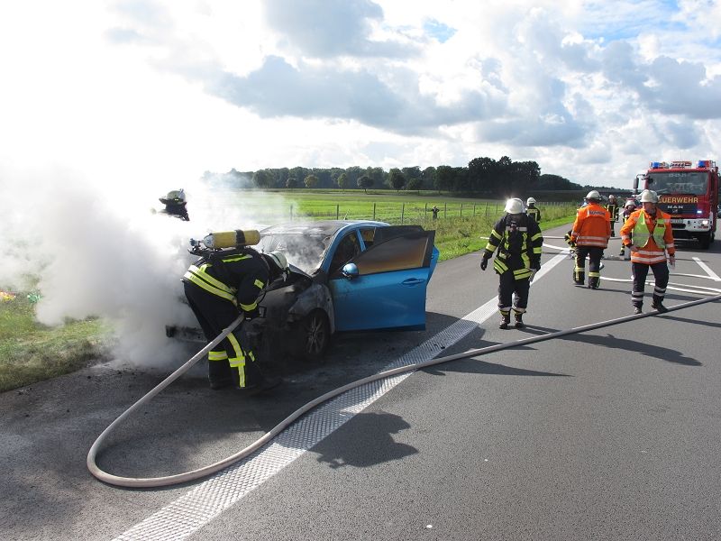 Kraftfahrzeugbrand klein (FK1)